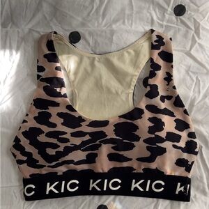 KIC Animal Print Sports Bra